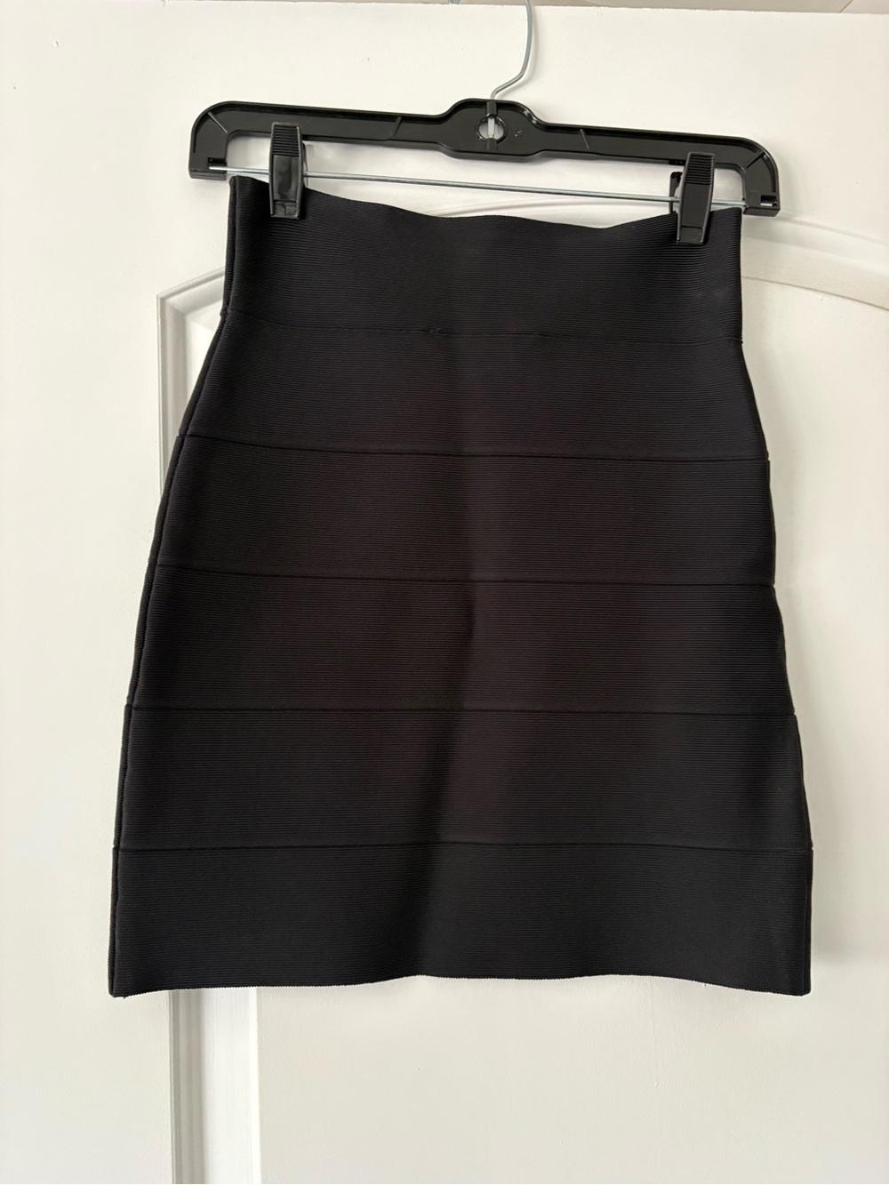 BCBGMaxAzria Black Bandage Pencil Skirt